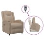 Sillón elevable cuero sintético color capuchino de , Sillones - Ref: Foro24-3124574, Precio: 347,73 €, Descuento: %