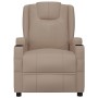 Sillón elevable cuero sintético color capuchino de , Sillones - Ref: Foro24-3124574, Precio: 347,73 €, Descuento: %