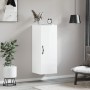 Armario de pared madera ingeniería blanco brillo 34,5x34x90 cm de , Aparadores - Ref: Foro24-834996, Precio: 60,20 €
