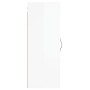 Armario de pared madera ingeniería blanco brillo 34,5x34x90 cm de , Aparadores - Ref: Foro24-834996, Precio: 60,20 €