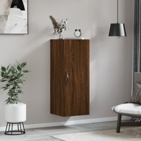 Armario de pared madera ingeniería marrón roble 34,5x34x90 cm de , Aparadores - Ref: Foro24-835001, Precio: 48,35 €, Descuent...