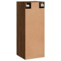 Armario de pared madera ingeniería marrón roble 34,5x34x90 cm by , Sideboards - Ref: Foro24-835001, Price: 48,35 €, Discount: %