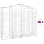 Cestas gaviones 25 uds forma de arco hierro 200x50x160/180 cm von , Töpfe und Pflanzgefäße - Ref: Foro24-3145719, Preis: 3,00...