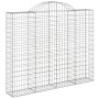 Cestas gaviones 2 uds forma de arco hierro 200x30x160/180 cm von , Töpfe und Pflanzgefäße - Ref: Foro24-3146173, Preis: 207,7...
