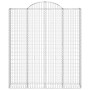 Cestas de gaviones 18 uds forma de arco hierro 200x50x220/240cm von , Töpfe und Pflanzgefäße - Ref: Foro24-3146460, Preis: 2,...