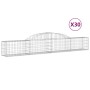 Cestas de gaviones 30 uds forma de arco hierro 300x30x40/60 cm by , Pots and planters - Ref: Foro24-3146483, Price: 1,00 €, D...