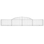 Cestas de gaviones 30 uds forma de arco hierro 300x30x40/60 cm by , Pots and planters - Ref: Foro24-3146483, Price: 1,00 €, D...