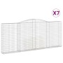 Cestas gaviones 7 uds forma de arco hierro 400x30x160/180 cm von , Töpfe und Pflanzgefäße - Ref: Foro24-3146910, Preis: 1,00 ...