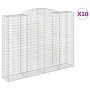 Cestas de gaviones 10 uds forma de arco hierro 300x50x220/240cm von , Töpfe und Pflanzgefäße - Ref: Foro24-3146817, Preis: 2,...