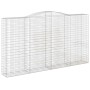 Cestas de gaviones 7 uds forma de arco hierro 400x50x220/240 cm von , Töpfe und Pflanzgefäße - Ref: Foro24-3147079, Preis: 2,...