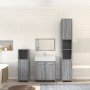 Set de muebles de baño 4 pzas madera contrachapada gris sonoma von , Badezimmermöbel - Ref: Foro24-3154404, Preis: 179,52 €, ...