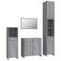 Set de muebles de baño 4 pzas madera contrachapada gris sonoma von , Badezimmermöbel - Ref: Foro24-3154404, Preis: 179,52 €, ...