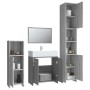 Set de muebles de baño 4 pzas madera contrachapada gris sonoma von , Badezimmermöbel - Ref: Foro24-3154404, Preis: 179,52 €, ...