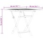 Juego de comedor para jardín 5 piezas madera maciza de teca by , Garden sets - Ref: Foro24-3155035, Price: 446,89 €, Discount: %