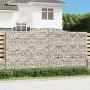 Cestas de gaviones 4 uds forma de arco hierro 400x30x200/220 cm von , Töpfe und Pflanzgefäße - Ref: Foro24-3146933, Preis: 99...