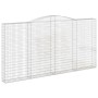 Cestas de gaviones 4 uds forma de arco hierro 400x30x200/220 cm von , Töpfe und Pflanzgefäße - Ref: Foro24-3146933, Preis: 99...