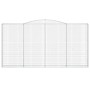 Cestas de gaviones 4 uds forma de arco hierro 400x30x200/220 cm von , Töpfe und Pflanzgefäße - Ref: Foro24-3146933, Preis: 99...