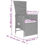 Set comedor de jardín 9 pzas con cojines ratán sintético beige by , Garden sets - Ref: Foro24-3157575, Price: 1,00 €, Discoun...