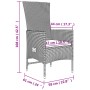 Set comedor de jardín 9 pzas con cojines ratán sintético beige by , Garden sets - Ref: Foro24-3157575, Price: 1,00 €, Discoun...