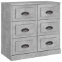 Aparadores 3 piezas madera contrachapada gris hormigón von , Sideboards - Ref: Foro24-3185291, Preis: 321,51 €, Rabatt: %