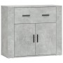 Aparadores 3 piezas madera contrachapada gris hormigón by , Sideboards - Ref: Foro24-3185427, Price: 278,01 €, Discount: %