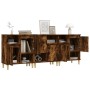Aparadores 3 uds madera contrachapada roble ahumado 60x35x70 cm von , Sideboards - Ref: Foro24-3185740, Preis: 204,88 €, Raba...