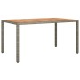 Set comedor de jardín 5 piezas con cojines ratán sintético gris von , Gartensets - Ref: Foro24-3187366, Preis: 451,51 €, Raba...