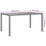 Set comedor de jardín 5 piezas con cojines ratán sintético gris von , Gartensets - Ref: Foro24-3187366, Preis: 451,51 €, Raba...