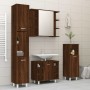 Set de muebles de baño 4 pzas madera contrachapada marrón roble von , Badezimmermöbel - Ref: Foro24-3187614, Preis: 241,89 €,...