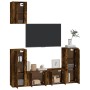 Set de muebles de TV 5 pzas madera contrachapada roble ahumado von , TV-Möbel - Ref: Foro24-3188579, Preis: 206,14 €, Rabatt: %