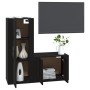 Set de muebles para TV 2 piezas madera contrachapada negro von , TV-Möbel - Ref: Foro24-3188719, Preis: 102,32 €, Rabatt: %