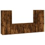 Set de muebles de TV 4 pzas madera contrachapada roble ahumado von , TV-Möbel - Ref: Foro24-3188771, Preis: 175,44 €, Rabatt: %