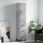 Aparador de madera contrachapada gris hormigón 34,5x34x180 cm von , Sideboards - Ref: Foro24-3198877, Preis: 118,62 €, Rabatt: %
