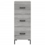 Aparador alto madera contrachapada gris Sonoma 34,5x34x180 cm by , Sideboards - Ref: Foro24-3199239, Price: 125,76 €, Discoun...