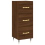 Aparador alto madera contrachapada roble marrón 34,5x34x180 cm by , Sideboards - Ref: Foro24-3198840, Price: 110,87 €, Discou...