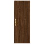Aparador alto madera contrachapada roble marrón 34,5x34x180 cm by , Sideboards - Ref: Foro24-3198840, Price: 110,87 €, Discou...