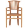 Juego de comedor para jardín 5 piezas madera maciza de teca de , Conjuntos de jardín - Ref: Foro24-3155773, Precio: 662,21 €,...
