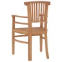 Juego de comedor para jardín 5 piezas madera maciza de teca de , Conjuntos de jardín - Ref: Foro24-3155773, Precio: 662,21 €,...