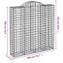 Cestas de gaviones 13 uds forma de arco hierro 200x50x200/220cm von , Töpfe und Pflanzgefäße - Ref: Foro24-3146436, Preis: 1,...