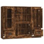 Aparador alto 3 piezas madera contrachapada roble ahumado von , Sideboards - Ref: Foro24-3185316, Preis: 216,78 €, Rabatt: %