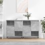 Aparadores 2 uds madera contrachapada gris hormigón de , Aparadores - Ref: Foro24-3190121, Precio: 111,67 €, Descuento: %