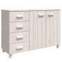Aparador HAMAR madera maciza de pino blanco 113x40x80 cm by , Sideboards - Ref: Foro24-340445, Price: 152,38 €, Discount: %