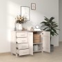 Aparador HAMAR madera maciza de pino blanco 113x40x80 cm by , Sideboards - Ref: Foro24-340445, Price: 152,38 €, Discount: %