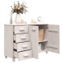 Aparador HAMAR madera maciza de pino blanco 113x40x80 cm by , Sideboards - Ref: Foro24-340445, Price: 152,38 €, Discount: %