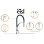 EISL Grifo monomando cocina con caño tacto suave CARNEO negro cromado by , Faucets - Ref: Foro24-446464, Price: 102,73 €, Dis...