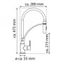 EISL Grifo monomando cocina con caño tacto suave CARNEO negro cromado by , Faucets - Ref: Foro24-446464, Price: 102,73 €, Dis...