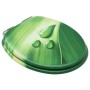 Asiento WC tapa cierre suave 2 uds MDF verde diseño gota agua von , Toiletten- und Bidetsitze - Ref: Foro24-3056413, Preis: 8...