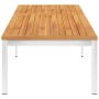 Tumbona con cojín madera maciza de acacia y acero inoxidable de , Tumbonas - Ref: Foro24-3061469, Precio: 241,78 €, Descuento: %