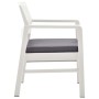 Set de muebles de jardín 4 piezas con cojines plástico blanco von , Gartensets - Ref: Foro24-3052964, Preis: 340,77 €, Rabatt: %