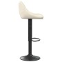 Taburete de cocina de terciopelo crema von , Küchenhocker - Ref: Foro24-335337, Preis: 71,56 €, Rabatt: %